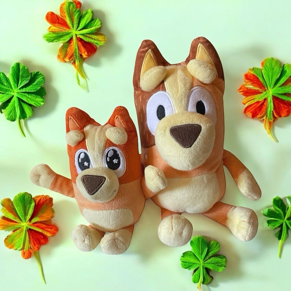Bluey And Friends Bingo Plush Lot Of 2 Toys 7” 10”